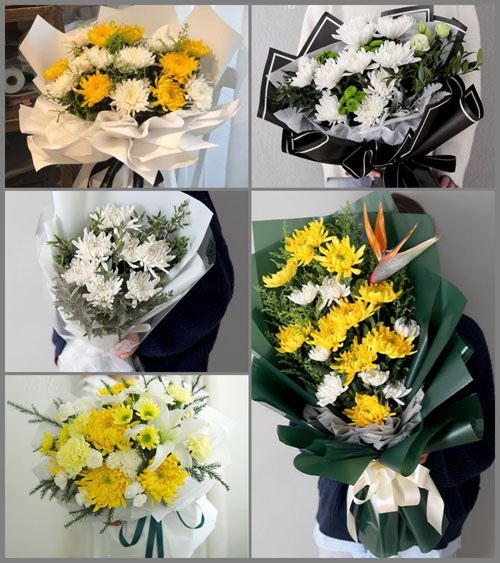 河南南阳邓州市张村镇张南社区白事花束代送